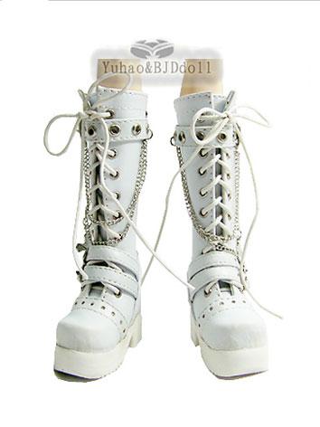 ドール靴 MSDサイズ人形用 白色 8501