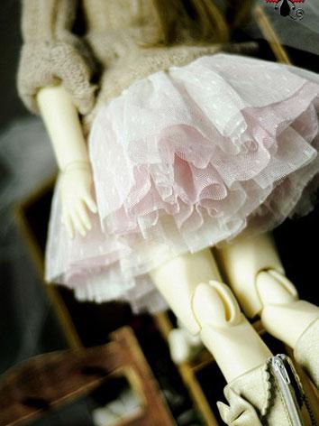 ドール服SD/MSD/BBサイズ人形用 ふわふわチュールスカート