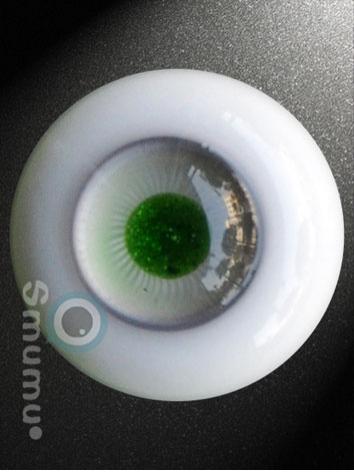 球体関節人形用 アイ 14mm、16mm、 18mm、20mm BO-16 ナチュラル緑色