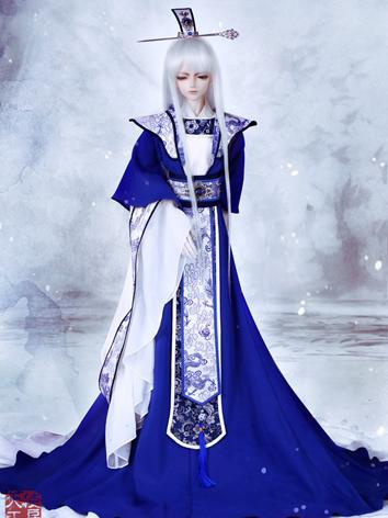 ドール服　70cmサイズ人形用衣装　70+古風衣装　青色　CL140326