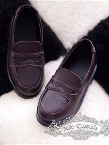 ドール靴 SDサイズ人形用　学生靴　ブラウン色と黒色あり