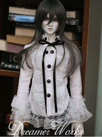 ドール服　70cm/SD/MSD人形用　シャツ　白色