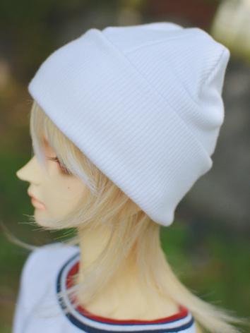 人形アイテム　70cm、SD、MSDサイズ人形用 帽子　A026　白
