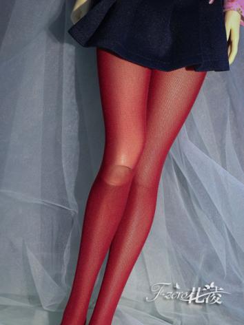 ドール服　70cm/SD/MSD/YSDサイズ人形用　女用　ストッキング　赤色