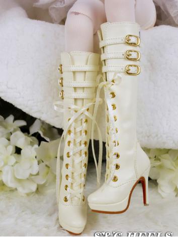 レジェンドドール ドール靴 SDサイズ人形用　ハイヒール　白色