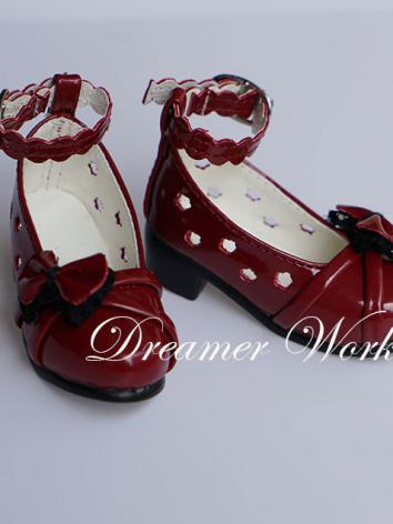 ドール靴 BJD　SD/MSDサイズ人形用　赤色