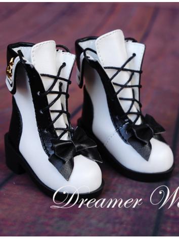 ドール靴 SD/MSD/YSDサイズ人形用 黒色/白色...