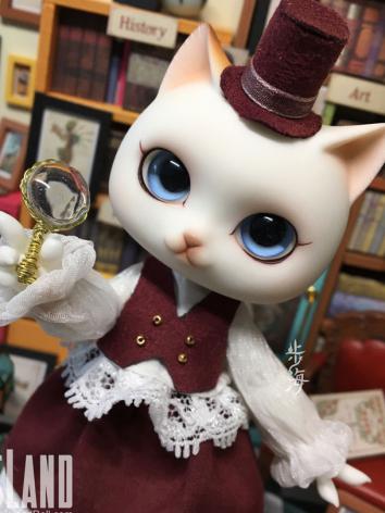 球体関節人形 ペット Lenore-Miss Detective Cat 12cm