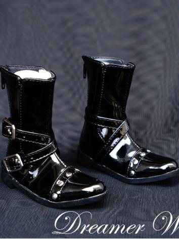 ドール靴 SDサイズ人形用 黒色
