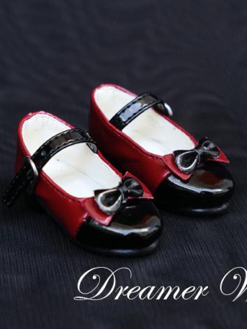ドール靴 MSDサイズ人形用 黒色