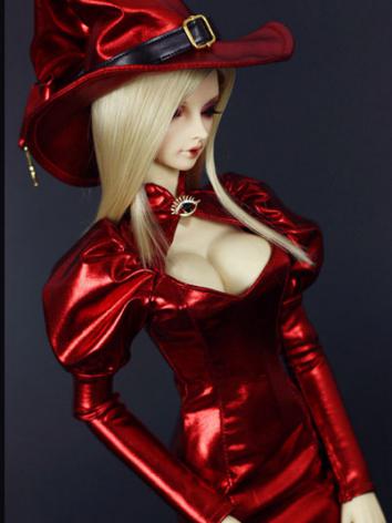 ドール用ドレス SD10/SD13/SD16/MSDサイズ人形用 Scarlet Witch レッド 女用