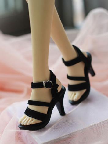 レジェンドドール ドールお靴 SD16サイズ人形用 黒...