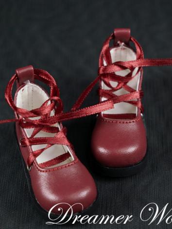 ドール用お靴 SD/MSDサイズ人形用 赤色