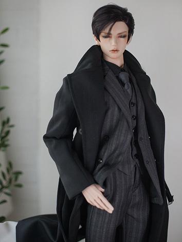 BJDドール服 スーツセット ブラック 80cm/ID75/ID72/70cm/SD17サイズ人形用 男性用