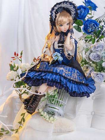 ドール服 MSDサイズ人形衣装 ブルー Alice01—1/4 scale 衣装(Rc45-4 ...