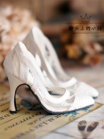 レジェンドドール靴 1/3 SD16サイズ用 ハイヒール SDサイズ人形用 黒色/白色/ベージュ