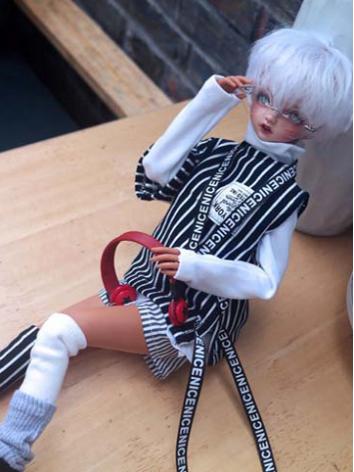球体関節人形用 衣装セット ブラック MSDサイズ人形...