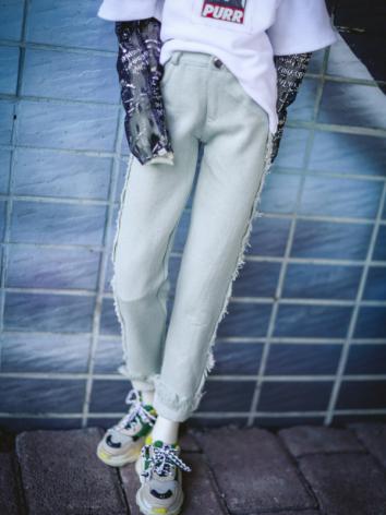 ドールジーンズ ズボン SSDF/70cm/SD/MSDサイズ人形 ライトブルー