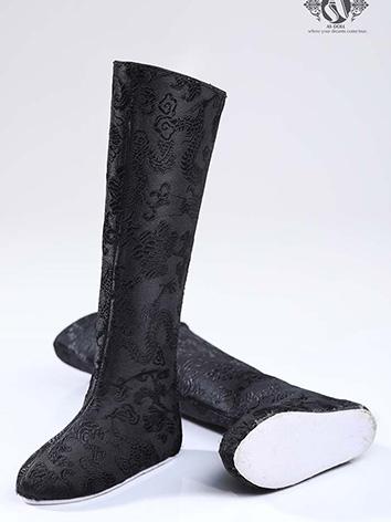 BJDドール用 お靴 ブラック 74cmサイズ人形用 SH117101