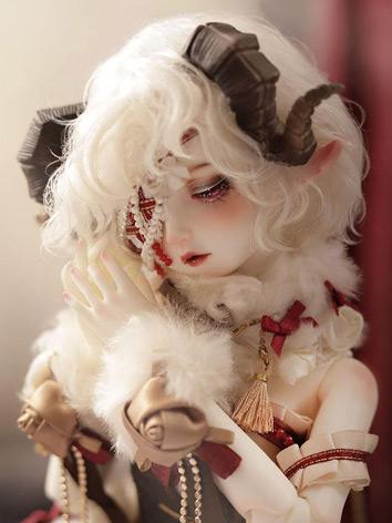 BJDドール本体 牡羊座 艾瑞斯 Aries 43cm 女の子 羊版 球体関節人形