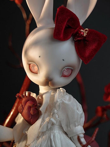 完売 BJD ドールフルセット 隠面兔·白月(White Rabbit) 35cm 球体関節人形
