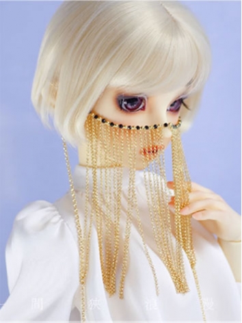 ドール用 マスク ゴールド 1/3サイズ人形用 BJDDOLL X012