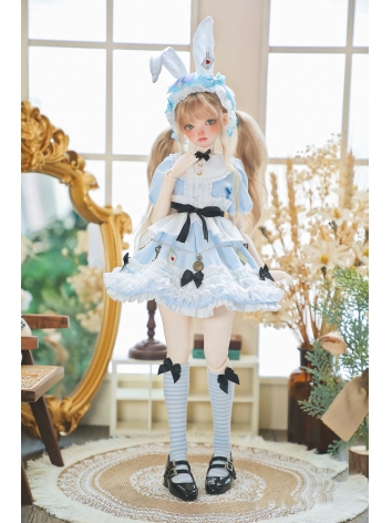 BJDドール用服 ブルー「Alice」 MSDサイズ人形用