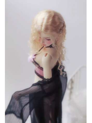 BJDドール用服 パジャマ ブラック 【魅夜】女の子用 MSDサイズ人形通用