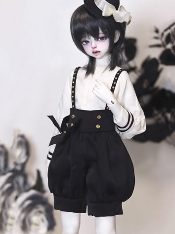 ドール用服 衣装セット 白黒 MSD/kumakoサイズ人形用
