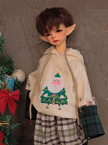 ドール用服 パーカー クリスマス服  男の子  YOSD/MSDサイズ用 球体関節人形用 BJD