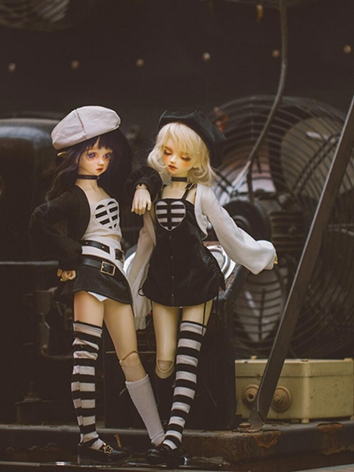 ドール用服 衣装セット ブラック MSDサイズ人形用 球体関節人形 BJDDOLL