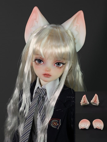 ドール用 耳パーツ 猫耳/パンダ耳/狐耳 SD/MSDサイズ人形通用 樹脂 球体関節人形 BJDDOLL