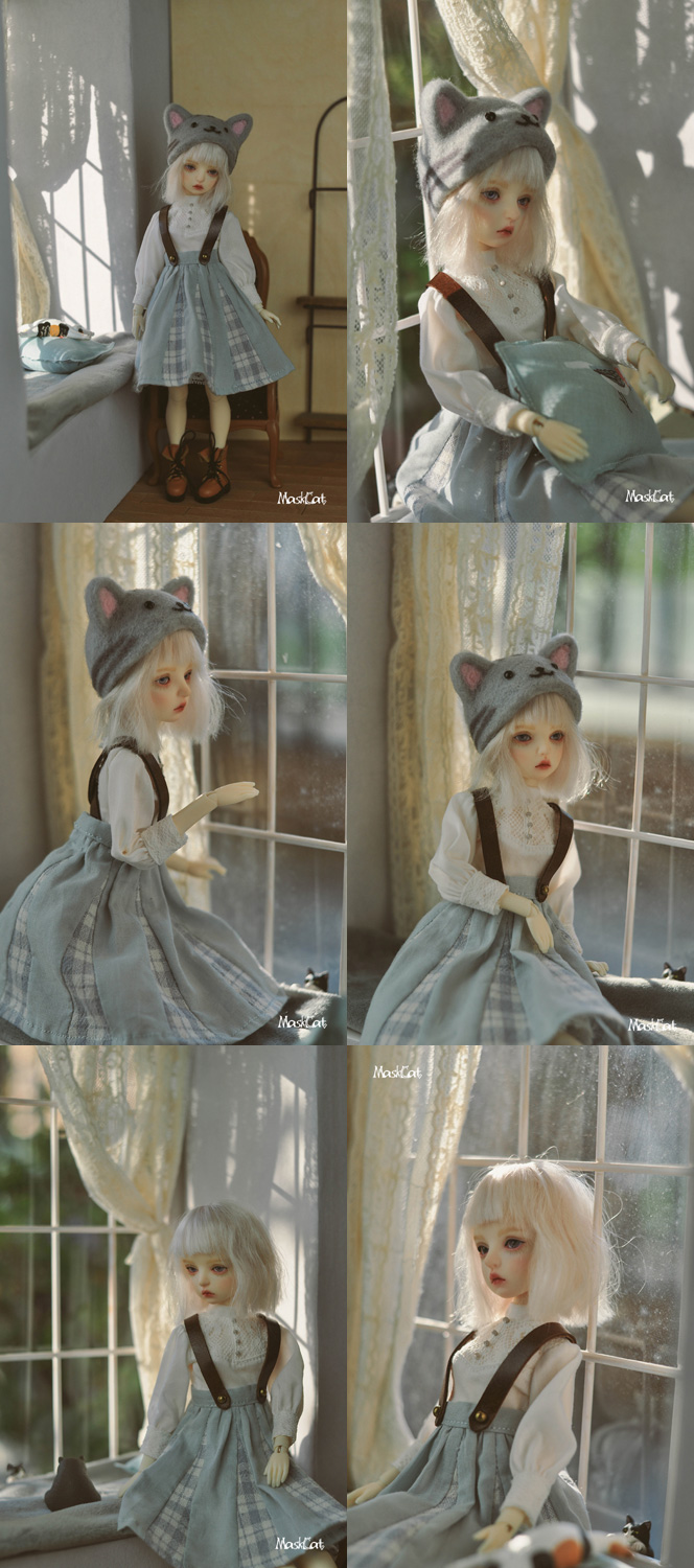 通販 Feline 女 26cm級 ヘッド小さいタイプ　球体関節人形