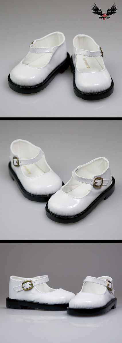 ドール用靴 1/2、75cmサイズ人形用  2色あり　白色/黒色あり