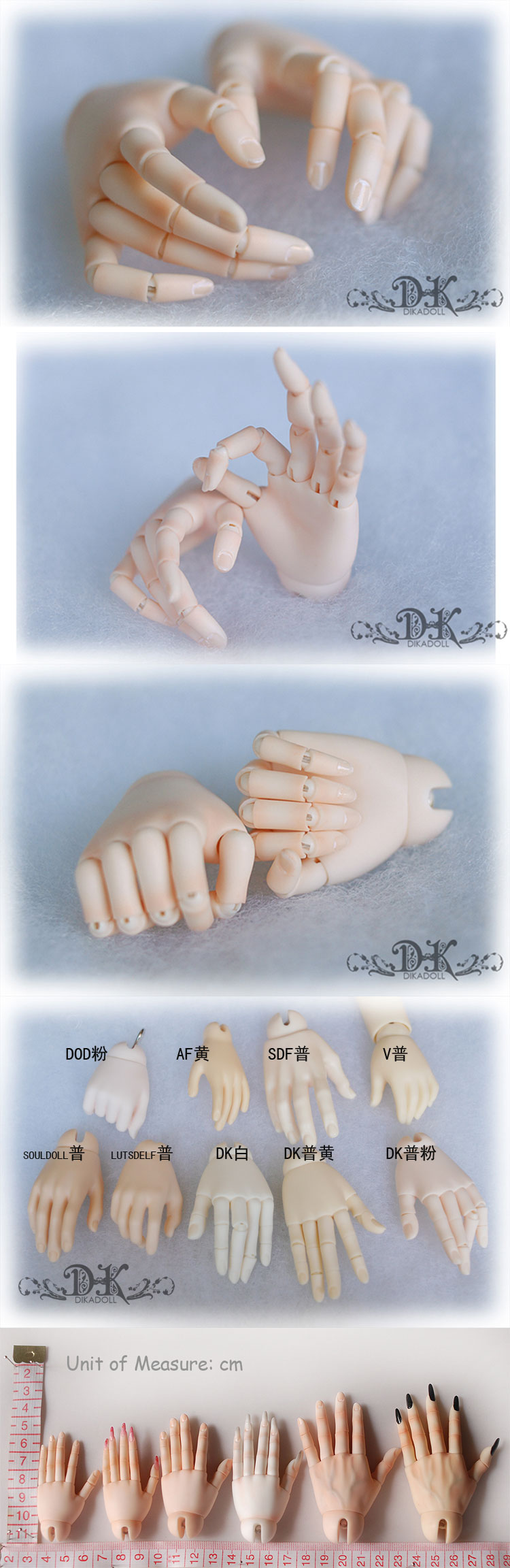 Ball Jointed Hand For Sd Bjd Ball Jointed Dolldika Dollball Jointed
