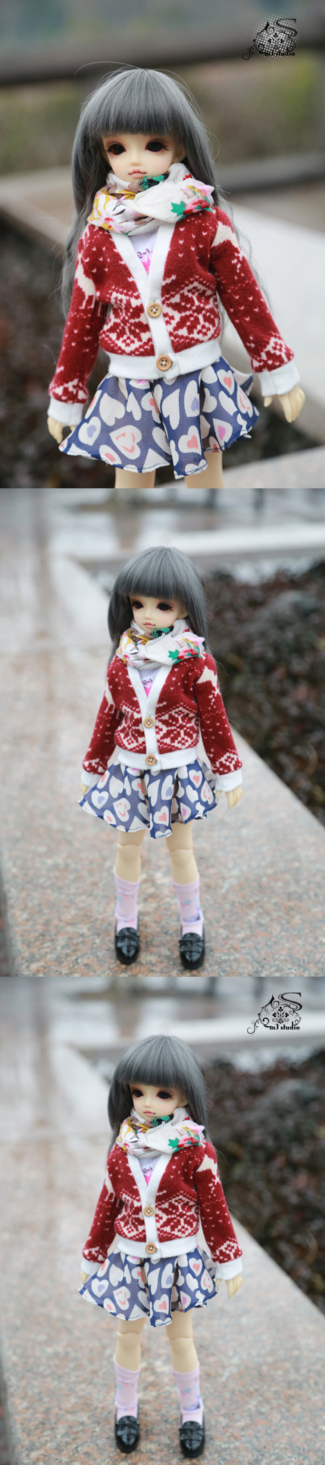 BJD Clothes Cardigan for 70cm/SD/MSD/YO-SD Ball-jointed Doll