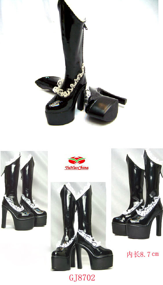 ドール靴 SDサイズ人形用 黒色 GJ8702