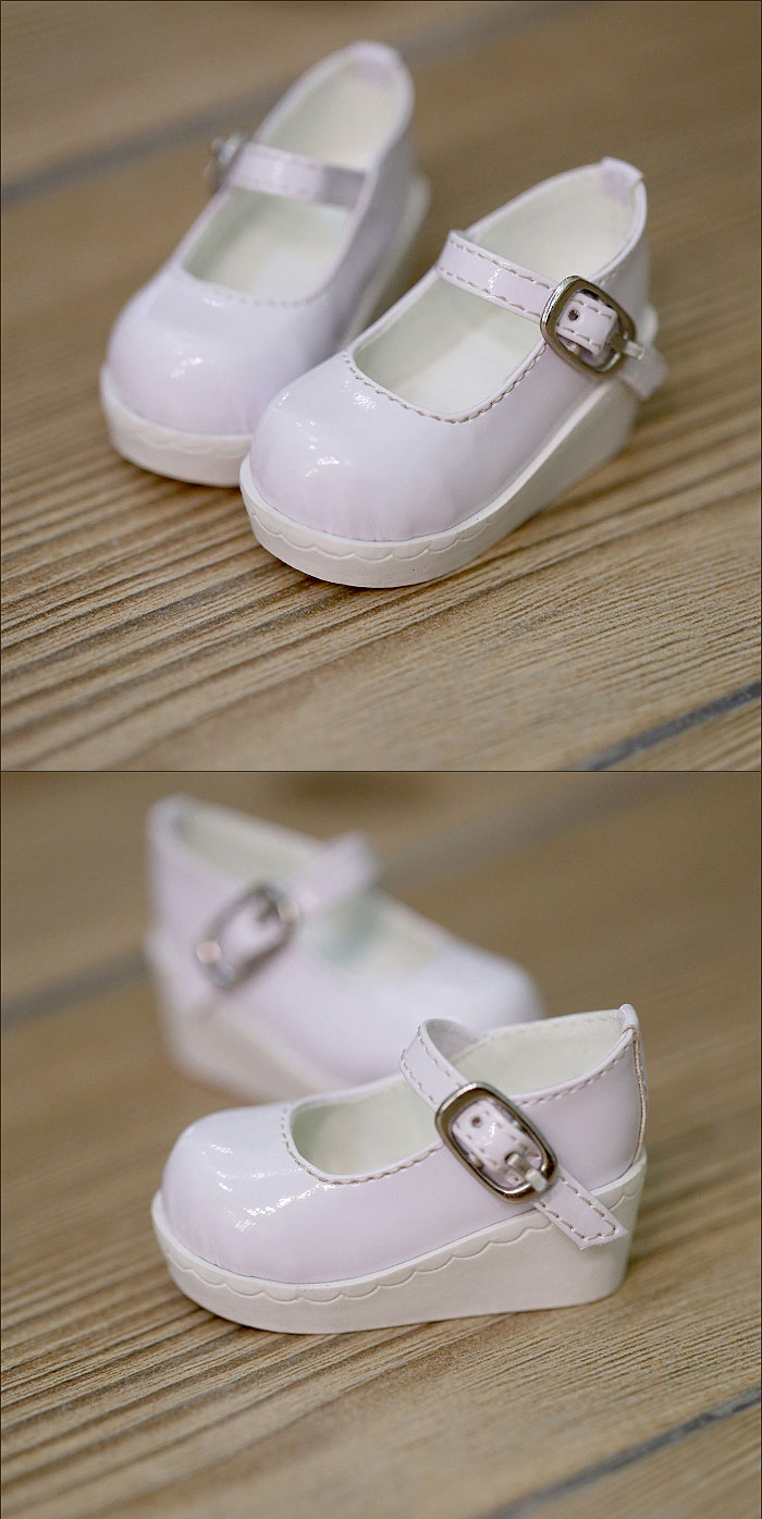 ドール靴 BJD SD/MSDサイズ人形用　白色靴