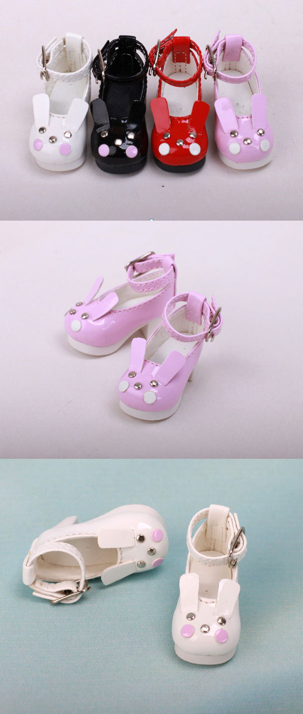 ドール靴 BJD YSDサイズ人形用　黒色/白色/ピンク色あり