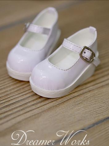 ドール靴 BJD SD/MSDサイズ人形用　白色　靴