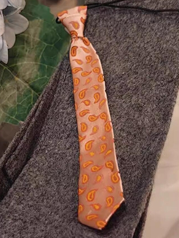 BJDドール用 ネクタイ オレンジ 68cm以上サイズ...