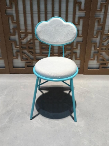ドール用椅子 撮影道具 鉄製 ブルー SD/MSD/YOSDサイズ人形用 球体関節人形用 BJDDOLL