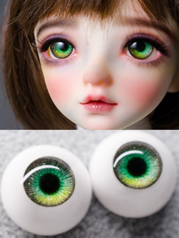 BJD ドール用アイ 石膏アイ【緑茵】10mm/12mm/14mm/16mm/18mm