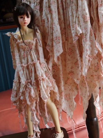 ドール用衣装 親子ルック 親子ドレス ワンピース Lolita 女の子用 SD/MSDサイズ人形用 BJD