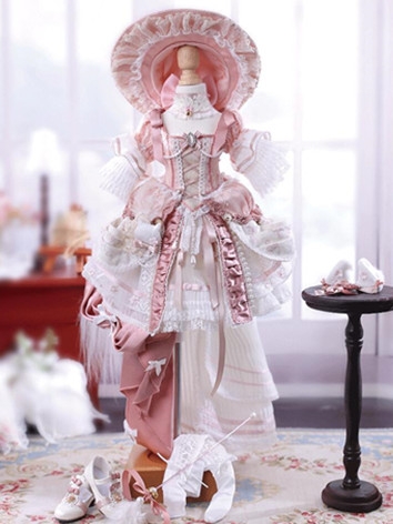 100セット限定 ドール用服 衣装セット 猫の思い・Adelise(オフィシャル衣装) ピンク色 MSDサイズ人形用 BJD