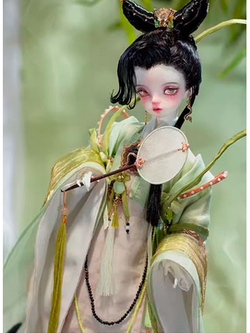 ドール用服 時代服 グリーン 相柳（Xiang liu）オフィシャル衣装 1/5サイズ人形用 BJD 期間限定