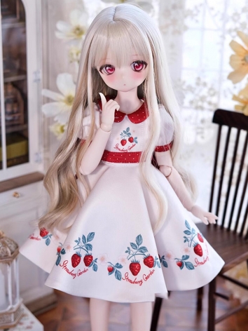 ドール用ウィッグ ブラウン/ゴールド MSD/SDサイズ人形用 高温糸 BJD DOLL