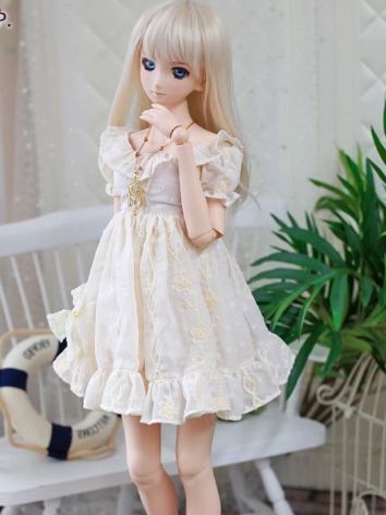 ドール用洋服セット ベージュ 女の子用 DD(SS/S/M/L胸)/SDGRサイズ人形通用 球体関節人形 BJD