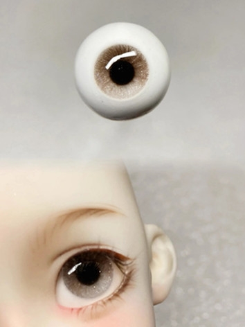 ドール用アイ 石膏＋樹脂アイ ブラウン 10mm/12mm/14mm/16mm/18mmサイズ BJD