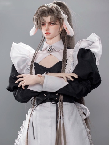 8%OFF 9月21日まで ドール用服 メイド服 男の...